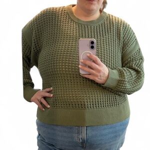 Green Knit Sweater